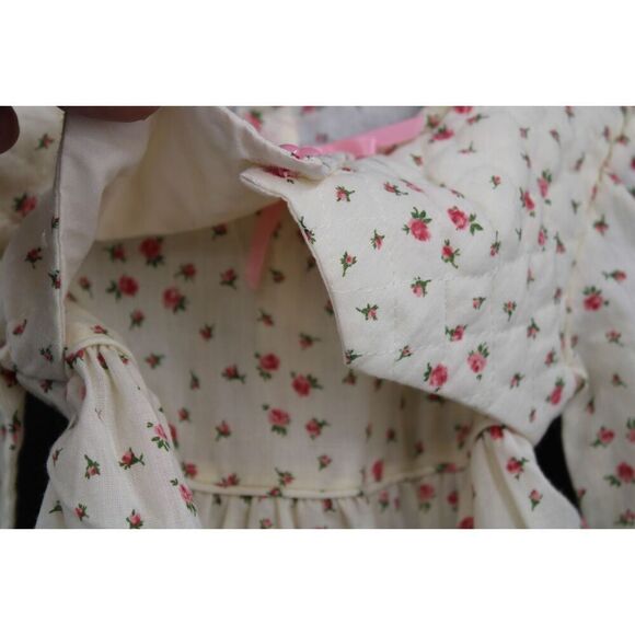 Vintage JCPenney Toddler Time 6m Floral Print Lace Trim Dress - Picture 6 of 11